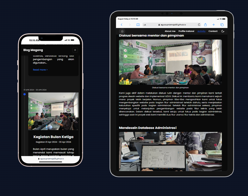 Tampilan Responsive Pada Smartphone dan Tablet