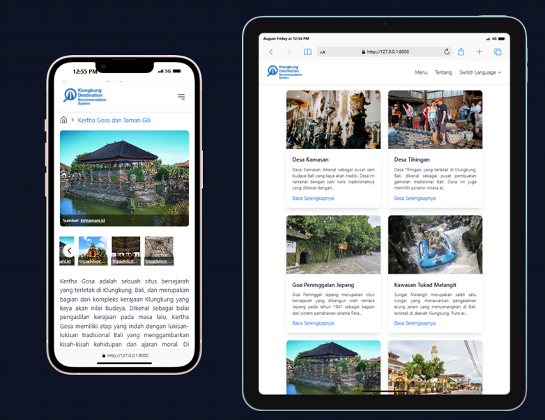 Tampilan Responsive Pada Smartphone dan Tablet