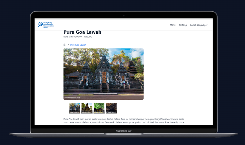 Tampilan Responsive Pada Komputer